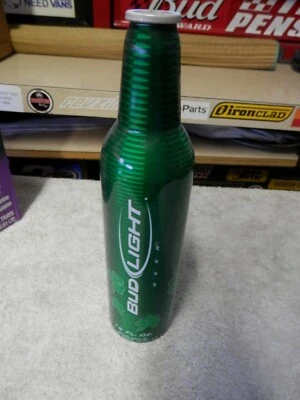 $3.50 • Buy BUD LIGHT GREEN ALUMINUM BOTTLE 1 CITY St Patrick Day