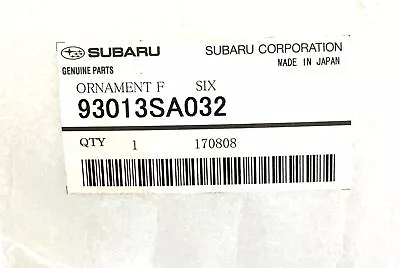 Genuine OEM Subaru 93013SA032 Front Grille Emblem Badge Impreza Legacy Forester • $36.10