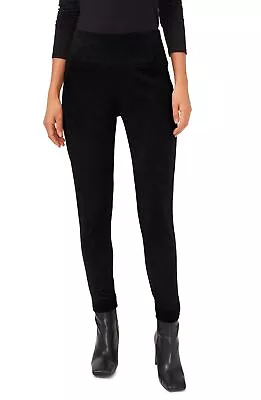 Vince Camuto Brushed Faux-suede Leggings In Rich Black • $29.18