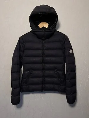 Moncler Bady Down Jacket Parka Puffer Quilted Black Size 0 • $240