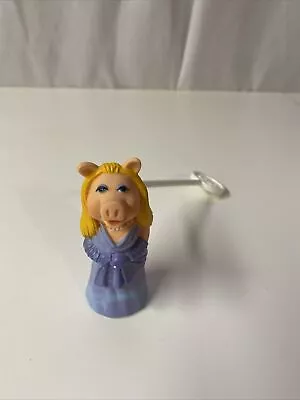 Miss Piggy Finger Stick Puppet 3.5” Muppets Toy Fisher Price Henson Vintage 1978 • $19.99