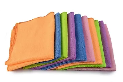 Large MICROFIBRE CLEANING CLOTHS Soft Towels For Home Kitchen Auto Car Polishing • £49.99