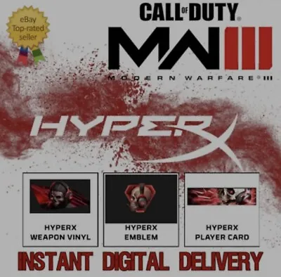 Call Of Duty Modern Warfare 3 COD MW3 HyperX SymbolVinyl Pack⚡INSTANT DELIVERY⚡ • $4.99