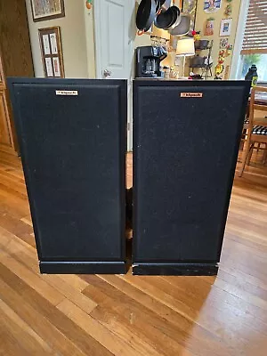 Klipsch Forte Speakers Vintage Purchased In 1986...Still Sound Great!! • $1200