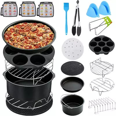 7 Inch Air Fryer Accessories Set Of 13 Compatible With Philips Air Fryer FDA Com • $50.12