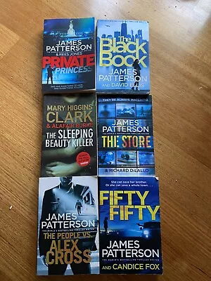 JAMES PATTERSON Mary Higgins Clark Bulk BOOK PRINCESS PARIS FIFTY STORE CROSS • $45