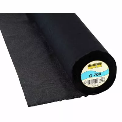 £2.50 • Buy Vlieseline Woven Fusible Interfacing - G700 - Medium - Black