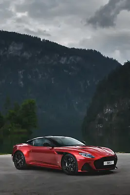 Sports Car Supercars Aston Martin DBS Superleggera Poster • $20