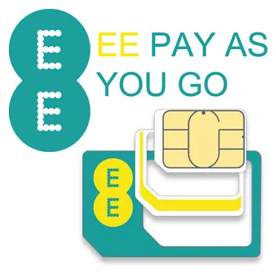 EE PAYG Sim Card/Mini Sim/Micro Sim/Nano Sim • £0.99