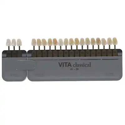 Vident G027CBS VITA Classical Dental Shade Guide With Bleached Shades Clip • $98.75