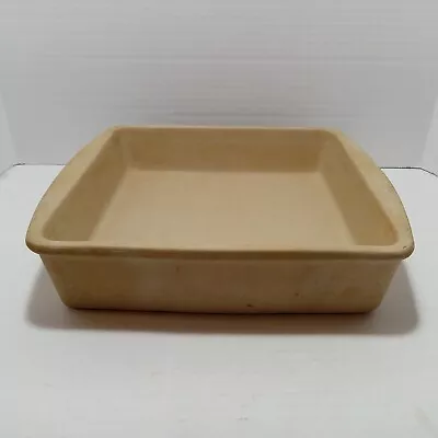 THE PAMPERED CHEF Family Heritage Stoneware Square Baker Baking Pan 10 X 10 X 2 • £28.87