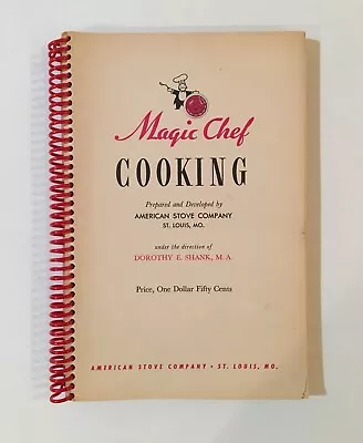 Magic Chef Cooking By Dorothy Shank 1948 Vintage Recipes • $7