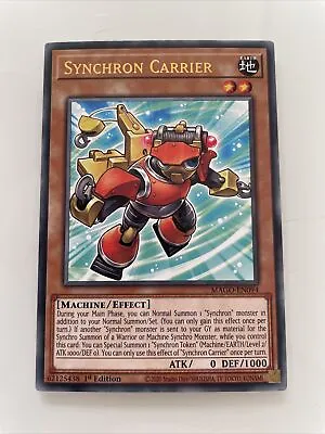 MAGO-EN094 SYNCHRON CARRIER Rare 1ST EDITION YuGiOh • £5.90