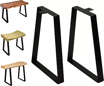 16  Tall Trapezoid Metal Table Legs For Furniture Bench Legs Coffee Table Legs • $48.95