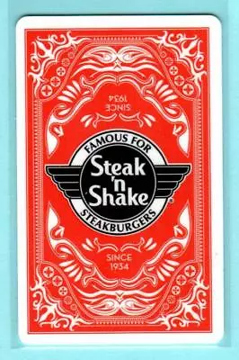 STEAK 'N SHAKE Red Playing Card 2014 Gift Card ( $0 )  • $2.50
