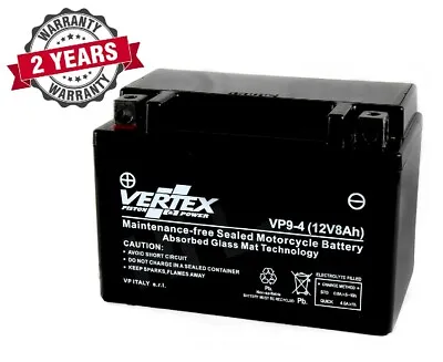 Vertex VP9-4 Sealed AGM Battery Replaces - CTX9-BS YTX9-BS 3FV-82100-00 VP1 • £29.99