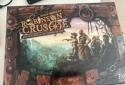 ROBINSON CRUSOE Adventures On The Cursed Island Z-MAN GAMES Board Game Complete • $15