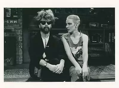 Original Photograph Of The Eurythmics On Mtv In 1984 #161167 • $150