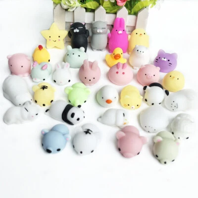 Soft Mochi Dingding Cartoon Animal Squishy Squeeze Healing Stress Reliever Toy • $5.45