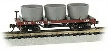 Bachmann 15554 N Scale Old-Time Wood Tank Car United States Military Railroad • $28.99