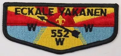 OA Lodge 552 Eckale Yakanen S5 Flap; FDL Left Of  Y ; PB • $5.95