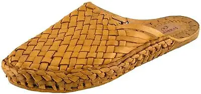 Indian Pure Leather Mens Khussa Jutti Traditional Flat Shoe Handmade Mojari • £47.50