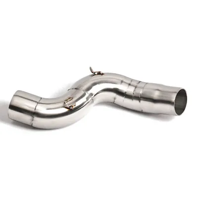 Motorcycle Exhaust Middle S Link Pipe For Kawasaki Ninja ZX6R ZX636 2004-2008 • $59.90