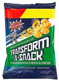 £9.29 • Buy Golden Wonder Transformers Cheese & Onion - 30g - Pack Of 12