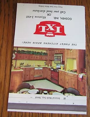 MATCHBOOK: IXL KITCHEN CABINETS (GOSHEN INDIANA) (c1960s MATCHORAMA) -F17 • £5.69