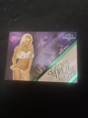 2013 Benchwarmer Mary Riley Green Foil Auto Card. 07/10 Hot Card. • $14.99