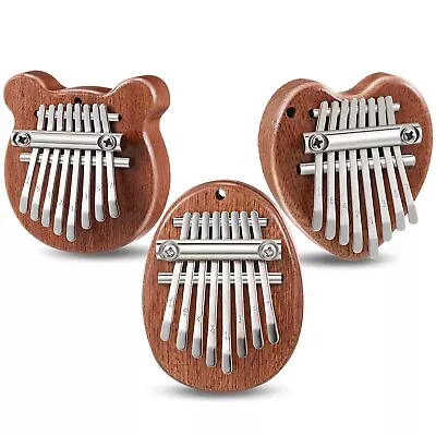 3 Pack Finger Piano Gift Mini Thumb Piano With 8 Key Finger Thumb Piano Porta • $14.16