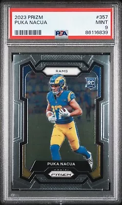 2023 Panini Prizm Football PSA Graded Rookie Cards • $75