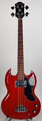 Epiphone SG EB-0 Electric 4-String Bass Guitar - Cherry - Neck Cracks By The Nut • $103.50