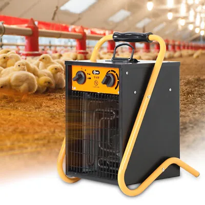 9000KW Tilting Industrial Electric Space Heater Fan Warehouse Garage Workshop • £109.95