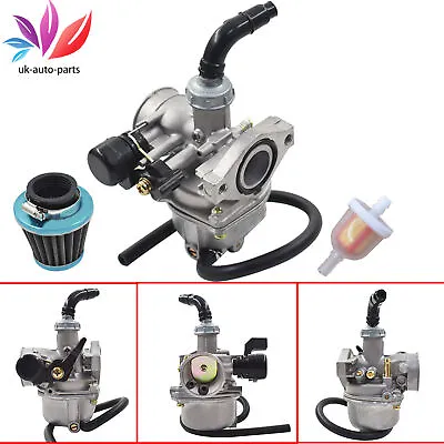 Carb Carburetor For 50cc 90cc 110cc 125cc Pit Dirt Bike Chinese PZ19 Pitbike • £11.32