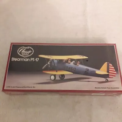 Lindberg 70533 1:48 Scale Stearman PT-17 Plastic Model Kit • £25