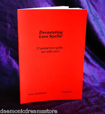 £19.99 • Buy DEVASTATING LOVE SPELLS  Finbarr Occult. Magick Grimoire. Witchcraft. Magic