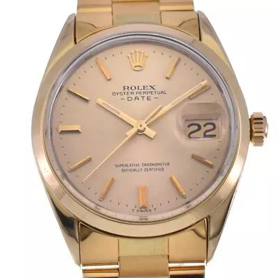 ROLEX Oyster Perpetual Date 1550 Vintage Cal.1570 Automatic Men's Watch B#130308 • $4619.30