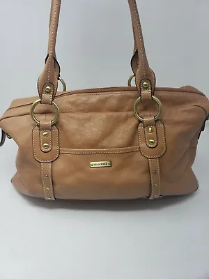 Storksak London Medium Light Brown Purse Shoulder Strap Leather • $33.75