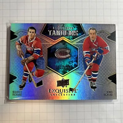 2023-24 Black Diamond Maurice Richard Henri Richard Exquisite Tandems #  /299 • $50