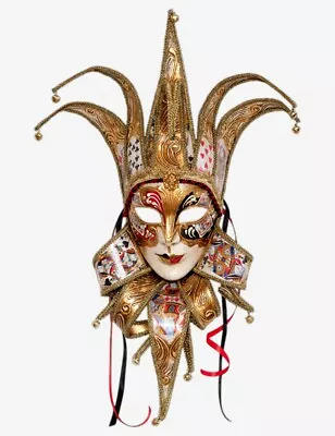 Venetian Mask Alea Jolly Made In Venice Italy! • $263.99