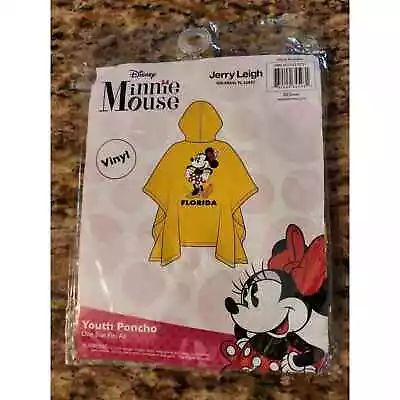 New Disney Jerry Leigh Minnie Mouse Rain Poncho Youth OS • $10