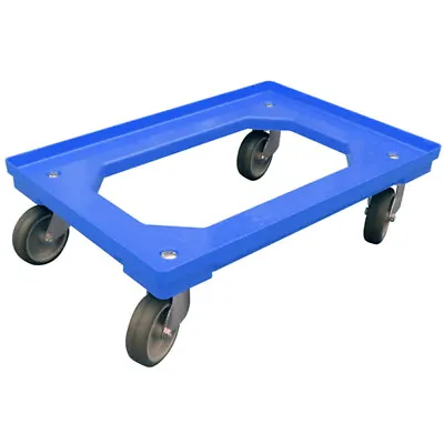 £64.02 • Buy 600 X 400mm Blue Euro Container Dolly/Skate With Large Load Capacity: 300Kg