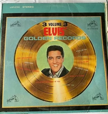 Elvis Presley Elvis Golden Records Vol 3 RCA Victor LSP-2765 33RPM 1963 • $50