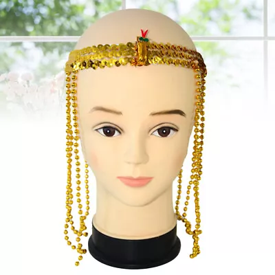  2pcs Egyptian Costume Headbands Snake Headwear Beaded Headdress Cosplay • £9.75
