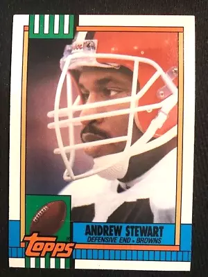 NFL - 1990 Topps Football Andrew Stewart - Browns • $0.99