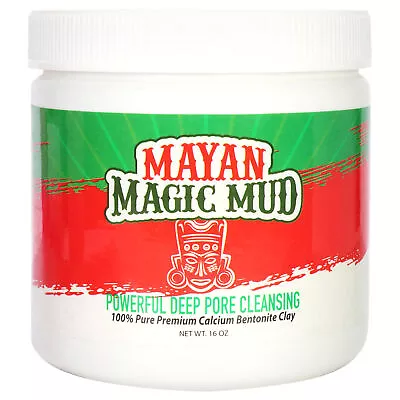 Mayan Magic Mud Powerful Deep Pore Cleansing Clay - 16 Oz Cleanser • $15.14