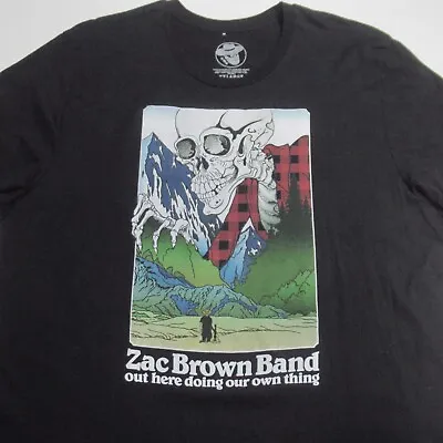 Zac Brown Band T-Shirt Out In The Middle Concert Tour Country Rock 2022 2XL • $10