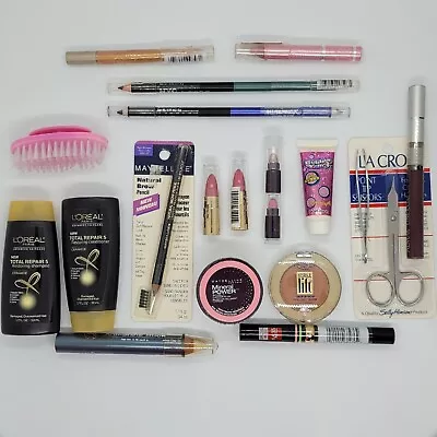 Mixed Beauty Lot 19 Items Almay L'Oreal Maybelline Sally Hansen NYC NEW • $19.98