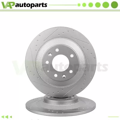 Slotted Rear Brake Discs Rotors For 2006-2007 Mazda 6 Turbo 2.3L Pair Kit Set • $49.66